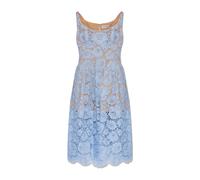Self Portrait - Abito Midi in Pizzo Floreale - - Dresses - Donna - Blu - M