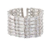 Self Portrait, ,Accessories ,Donna ,Grigio ,ONE SIZE Metal Bracelet