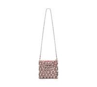 Self Portrait, ,Bags ,Donna ,Rosa ,ONE SIZE Crystal Chainmail Mini Bag