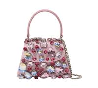 Self Portrait, ,Bags ,Donna ,Rosa ,ONE SIZE Crystal Mini Bag