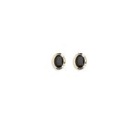 Self-Portrait Black Brass Earrings - One Size