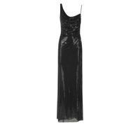Self Portrait - Black Rhinestone Draped Maxi Dress - - Dresses - Donna - Nero - S
