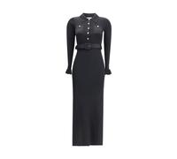 Self-Portrait Black Viscose Casual Dress - L