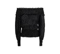 Self-Portrait Black Viscose Top - 6