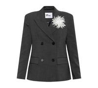 Self Portrait - Blazer a Doppio Petto Floreale - - Jackets - Donna - Grigio - L