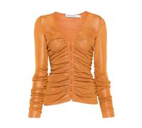Self Portrait, ,Blouses & Shirts ,Donna ,Arancione ,L Camicia arancione con scollo a V e gancio