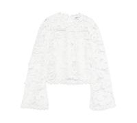 Self Portrait, ,Blouses & Shirts ,Donna ,Bianco ,S Top in pizzo