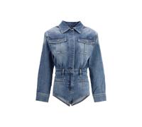 Self-Portrait Blue Cotton Jumpsuit - 10