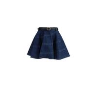 Self-Portrait Blue Cotton Mini Skirt - 8