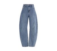 Self-Portrait Blue Cotton Relaxed Fit Jeans - 27