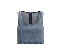 Self-Portrait Blue Cotton Top - 6