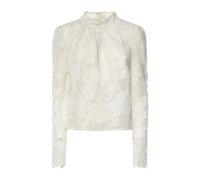 Self Portrait - Blusa a collo alto - - Blouses & Shirts - Donna - Bianco - S