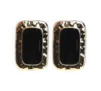 Self Portrait - Bold square earrings - - Accessories - Donna - Giallo - ONE SIZE