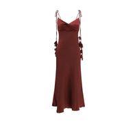 Self-Portrait Bordeaux Polyester Casual Dress - 8