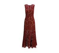 Self-Portrait Bordeaux Polyester Cocktail Dress - 10