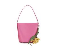 Self Portrait - Borsa a secchiello con applicazioni floreali Pf26312P - - Bags - Donna - Rosa - ONE SIZE