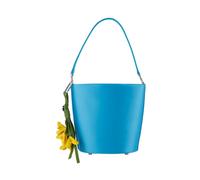 Self Portrait - Borsa a secchiello in raso - - Bags - Donna - Blu - ONE SIZE