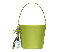 Self Portrait - Borsa a secchiello in raso - - Bags - Donna - Verde - ONE SIZE