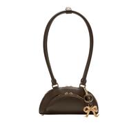 Self Portrait - Borsa a Tracolla Mini in Pelle Marrone con Ciondolo - - Bags - Donna - Marrone - ONE SIZE