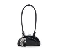 Self Portrait - Borsa a Tracolla Mini in Pelle Nera con Ciondolo - - Bags - Donna - Nero - ONE SIZE
