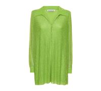 Self Portrait - Camicia verde lime a maniche lunghe - - Dresses - Donna - Verde - S