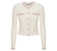 Self Portrait - Cardigan con frange - - Knitwear - Donna - Bianco - M