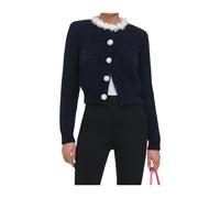 Self Portrait - Cardigan in Alpaca - - Knitwear - Donna - Blu - XS