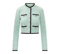 Self Portrait - Cardigan in Punto Smock - - Knitwear - Donna - Verde - XS