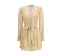 Self-Portrait Cream Viscose Casual Dress - 6