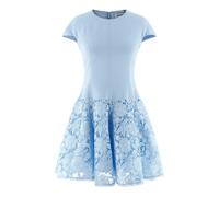 Self Portrait - Crepe Lace Mini Dress - - Dresses - Donna - Blu - S