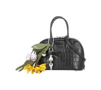 Self Portrait - Croc Leather Mini Toast - - Bags - Donna - Nero - ONE SIZE