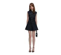 Self Portrait - Denim Flared Mini Dress - - Dresses - Donna - Blu - S