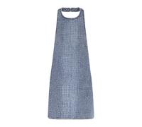 Self Portrait, ,Dresses ,Donna ,Blu ,2XS Mini abito in denim effetto coccodrillo con strass