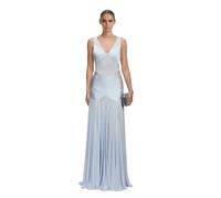 Self Portrait, ,Dresses ,Donna ,Blu ,M Abito in satin con fiocco decorativo