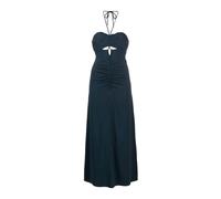 Self Portrait, ,Dresses ,Donna ,Grigio ,M Abito Lungo con Tagli e Ruches