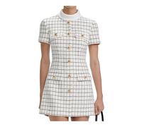 Self Portrait, ,Dresses ,Donna ,Multicolore ,M Check Boucle Mini Dress