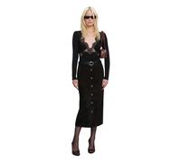 Self Portrait, ,Dresses ,Donna ,Nero ,XS Top in chiffon con spalle scoperte e ruches