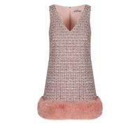 Self Portrait, ,Dresses ,Donna ,Rosa ,S Abito con pelliccia sintetica