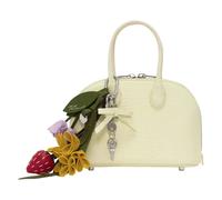 Self Portrait - Embossed Leather Mini Bag - - Bags - Donna - Giallo - ONE SIZE