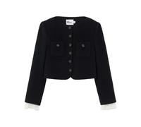 Self Portrait - Giacca Abbottonata - - Jackets - Donna - Nero - M