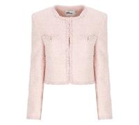 Self Portrait - Giacca Bouclé - - Jackets - Donna - Rosa - S