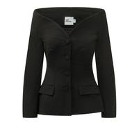 Self Portrait - Giacca in Crepe di Lana - - Jackets - Donna - Nero - S