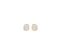 Self-Portrait Gold Brass Earrings - One Size