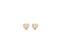 Self-Portrait Gold Brass Earrings - One Size