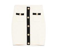 Self Portrait - Gonna Bianca con Dettaglio a Bottoni - - Skirts - Donna - Bianco - M