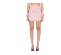 Self Portrait - Gonna corta con bottoni testurizzati - - Skirts - Donna - Rosa - M