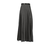 Self Portrait - Gonna Lunga Plissettata - - Skirts - Donna - Grigio - S