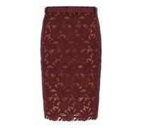 Self Portrait - Gonna Midi in Pizzo Guipure - - Skirts - Donna - Rosso - M