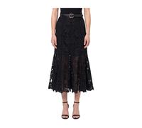 Self Portrait - Gonna Midi in Pizzo - - Skirts - Donna - Nero - L