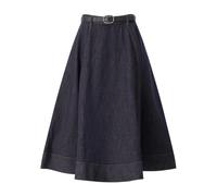 Self Portrait - Gonna Midi Svasata - - Skirts - Donna - Blu - M